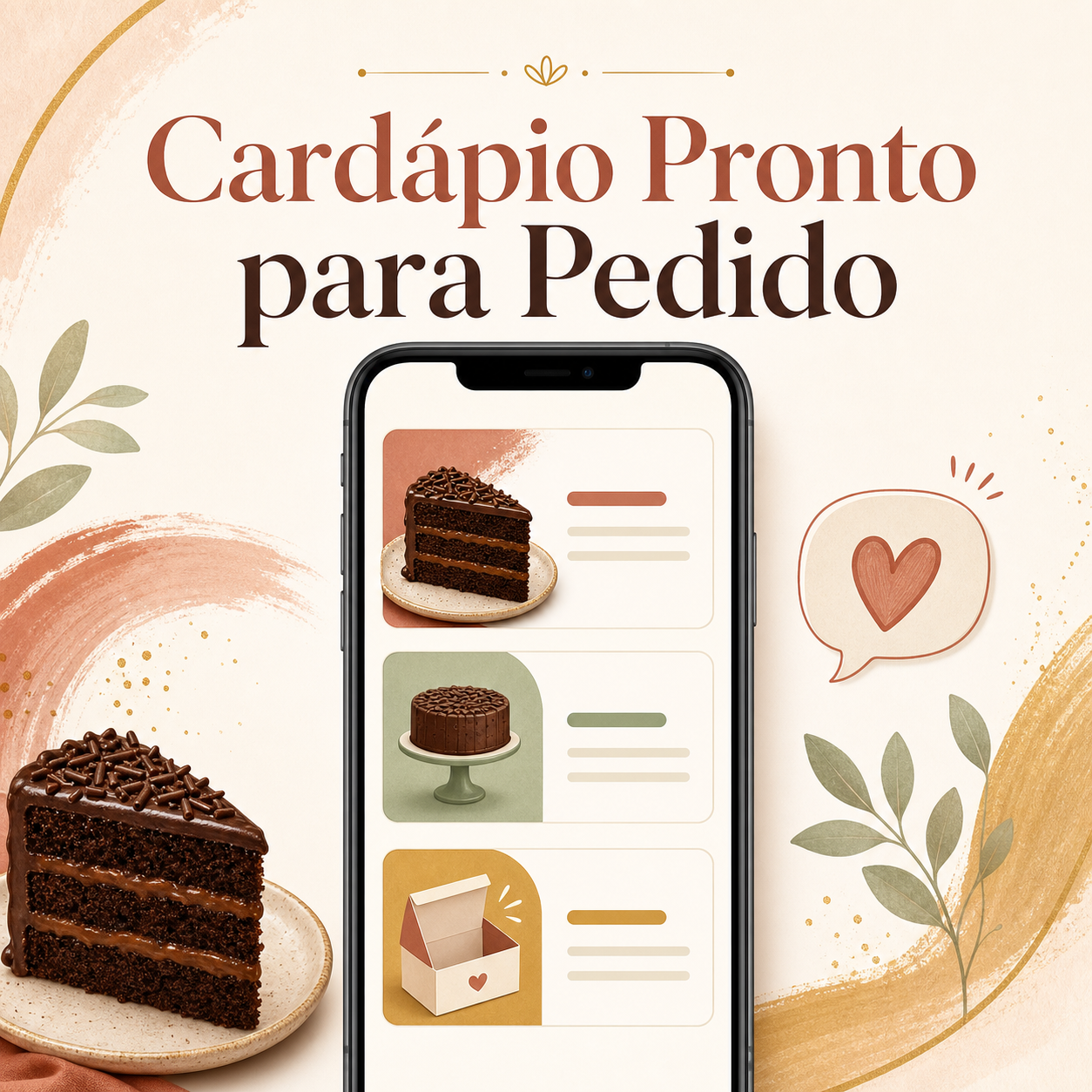 Capa do Cardápio Pronto para Pedido
